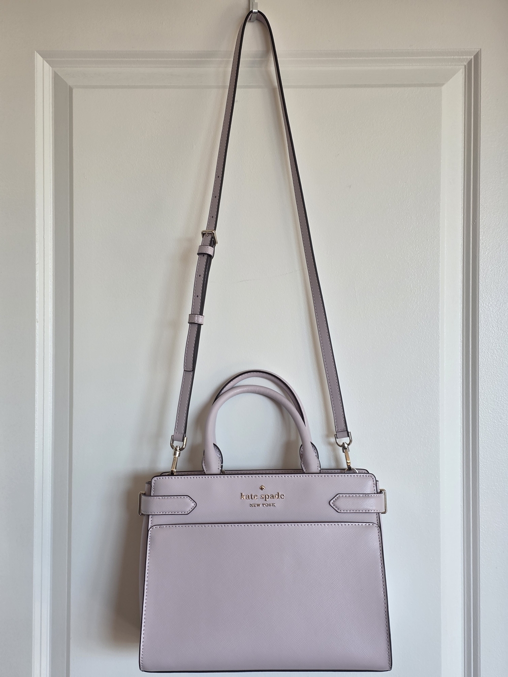 Kate Spade Staci Medium Satchel Lilac Moonlight - Picture 7 of 7